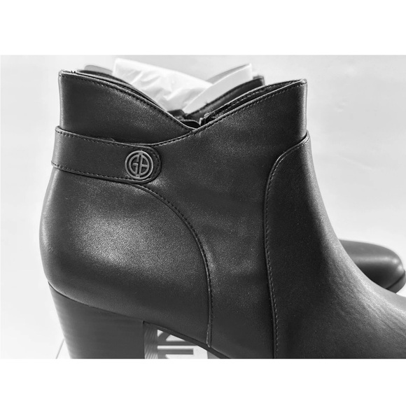 Giani Bernini Sz 9M Abalina Memory Foam Ankle Boot Pump Heel Arch Support Zip Up - Picture 7 of 13